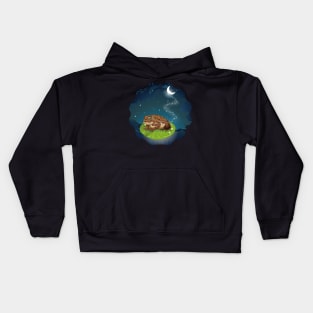 Toad Under The Moon Kids Hoodie